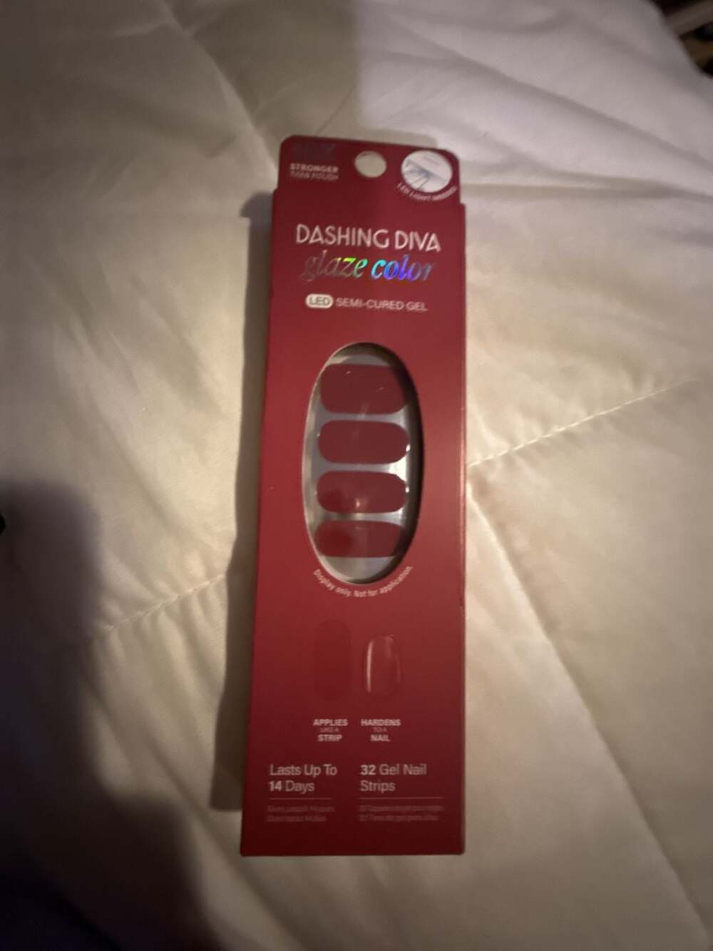 Dashing Diva Glaze LED Semi-Cured Gel Nail Strips